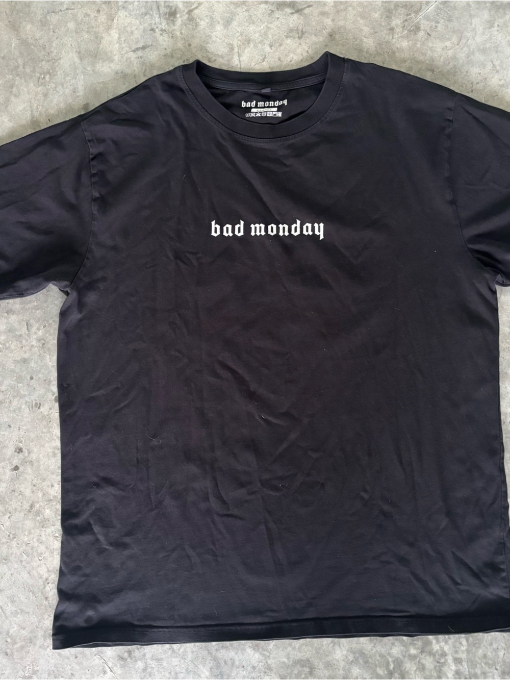 Bad Manner Black Graphic Tee - Men